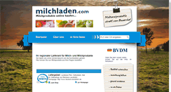 Desktop Screenshot of milchladen.com